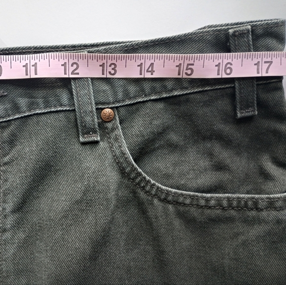 Levis 540 Mens 34x29 Relaxed Fit Straight Leg Stonewash Gray Green Vintage Y2K - Picture 13 of 15